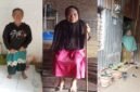 Foto kolase : Warga miskin Desa Tamannyeleng yang luput dari bantuan BLT, tinggal di rumah tak layak huni.