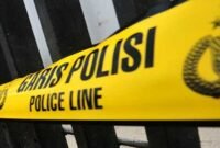 Ilustrasi garis polisi