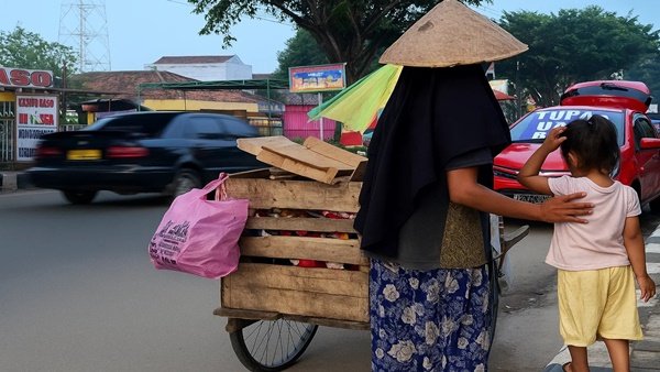 Ilustrasi potret kemiskinan di Indonesia