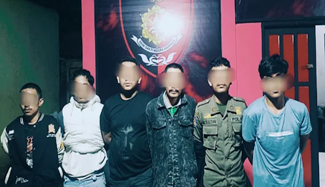 Pelaku yang berhasil diamankan