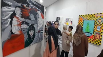 Pemeran REP #6 menampilkan 63 judul karya berupa lukisan, mix media, patung, kolase, digital art, video mapping, dan lain-lain.