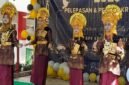 Siswa-siswi Kelas 6 SD Negeri Borong Makassar tampil menari dalam acara pelepasan dan pentas kreativitas