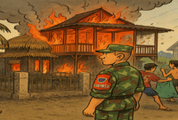 Ilustrasi-Empat Rumah Panggung di Bima Ludes Terbakar, Diduga Akibat Kebocoran Gas