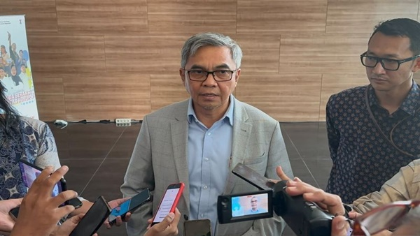 Ketua KPK Setyo Budiyanto saat memberikan keterangan di Gedung Pusat Edukasi Antikorupsi KPK, Jakarta (Foto: Antara)
