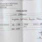 Surat Tanda Terima Laporan di Polres Bone