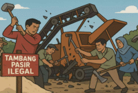 Foto Ilustrasi-Tambang Ilegal