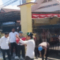 HMI Cabang Sinjai Saat Demo Didepan Polres