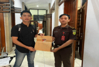 Saat penyerahan barang bukti di kejaksaan Toraja Utara
