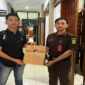Saat penyerahan barang bukti di kejaksaan Toraja Utara