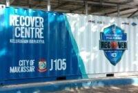 Salah satu proyek pengadaan recover kontainer di sejumlah titik di Kota Makassar (Ist/Net)