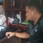 Saat Memasukkan Surat audiensi kepada Kapolres Bone