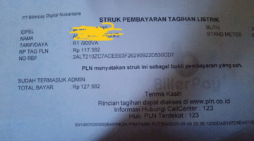 Bukti Struk Pembayaran
