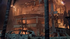 Gedung DPRD Kota Makassar dibakar demonstran