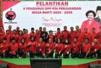 Pelantikan pengurus lengkap PDIP di DPP PDIP, Jakarta Pusat, Kamis, 14 Agustus 2025. (Foto: Dokumentasi PDIP)