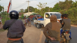 Pada saat terjadi kecelakaan di Moncong Loe