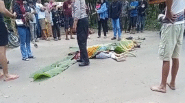 Dua pengendara sepeda motor tewas yang terlindas dump truk