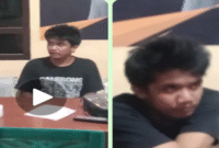 Terduga pelaku yang diamankan polisi