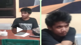 Terduga pelaku yang diamankan polisi