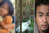 Foto kolase – Pelaku pembunuhan bocah perempuan berusia 5 tahun di Konsel, diringkus polisi.