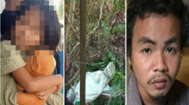 Foto kolase – Pelaku pembunuhan bocah perempuan berusia 5 tahun di Konsel, diringkus polisi.