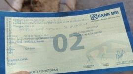 Bukti Setoran Tunai Untuk Kopsis SMP 30 Makassar
