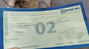 Bukti Setoran Tunai Untuk Kopsis SMP 30 Makassar