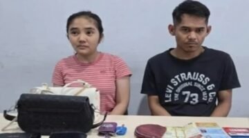 Mahasiswi dan kekasihnya di tangkap polisi