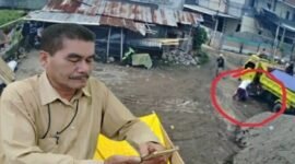 Budiman SH dan Tempat kejadian Perkara serta Pelaku penikaman