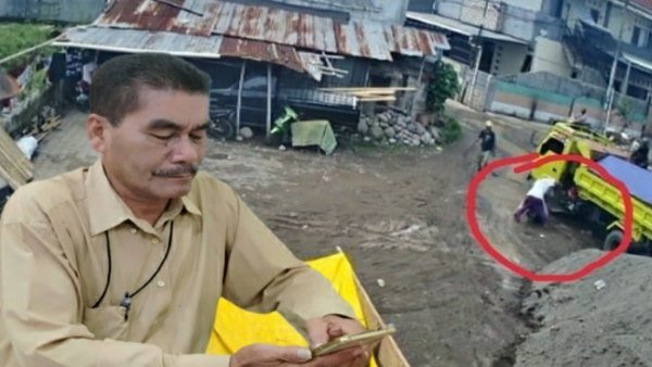 Budiman SH dan Tempat kejadian Perkara serta Pelaku penikaman