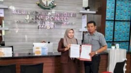 Ketua LPK Hasan Anwar, Saat di Kejaksaan Negeri Jeneponto