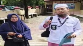 Korban dan Kuasa Hukumnya saat di Polsek Turikale, Maros