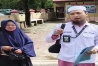 Maryama dan Kuasa Hukumnya Abhel saat di Polsek Turikale