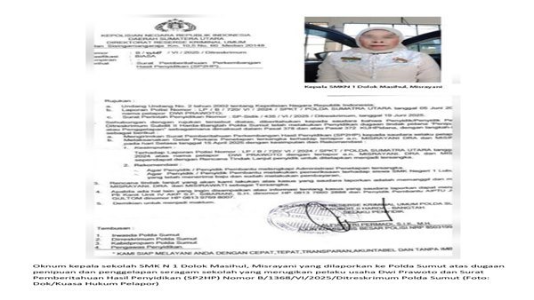 Oknum Kepsek dan Laporan Polisi