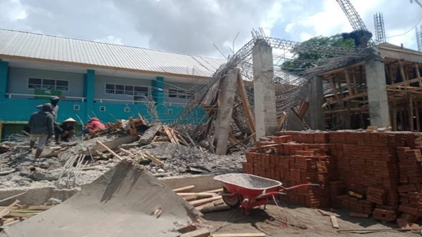 Proyek Pembangunan MIN 2 Takalar yang Rubuh