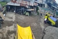 Tempat kejadian Perkara dan diduga pelaku yang melakukan penikaman