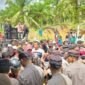 Warga yang melakukan aksi di PT Barapala