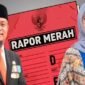 Ilustrasi rapor merah sebagai simbol kritik PB IPMIL Raya terhadap kinerja Gubernur Sulawesi Selatan Andi Sudirman Sulaiman dan Ketua DPRD Sulsel Andi Rachmatika Dewi (Cicu) di penghujung tahun 2025.