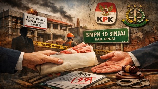 Ilustrasi proyek Renovasi Sekolah Rakyat Tahap IC di SMPN 19 Sinjai