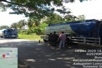 Transporter yang diduga terlibat dalam praktik penggelapan Bahan Bakar Minyak (BBM) bersubsidi di Sulawesi Selatan