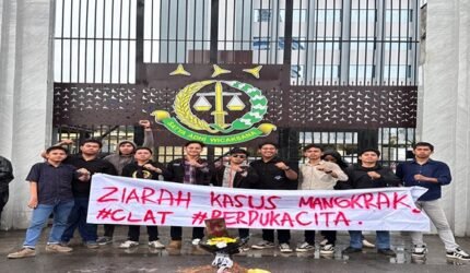 CLAT Kepung Kejati Sulsel, Hukum Tumpul, Korupsi Dibiarkan Hidup