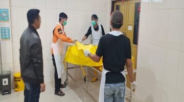 Mayat yang di temukan di Pesisir Danau Tempe