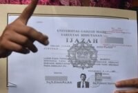 Salinan Ijazah Jokowi (Foto Antara)