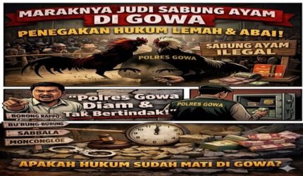 Dugaan Pembiaran Menguat, Gowa Terancam Jadi Sarang Judi Terbuka