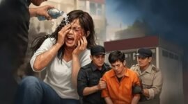 Ilustrasi wanita di Makassar disiram air keras