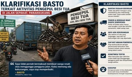 Usaha Disorot, Basto Janji Tidak Lagi Gunakan Badan Jalan Secara Berlebihan