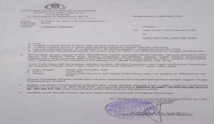 Publik Bertanya, Kasus Penarikan Motor di Bone Tak Kunjung Jelas