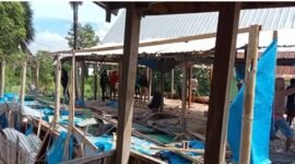 Rumah yang di rusak di jeneponto