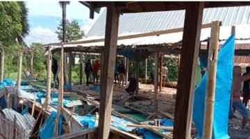 Rumah yang di rusak di jeneponto