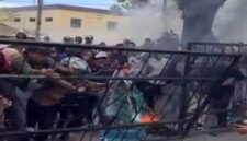 Fasilitas negara yang di rusak massa aksi