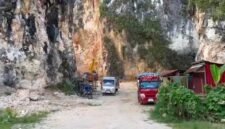 Aktivitas tambang galian C yang diduga ilegal di Kelurahan Singki’, Kecamatan Rantepao,yang diduga Milik Kepala Desa